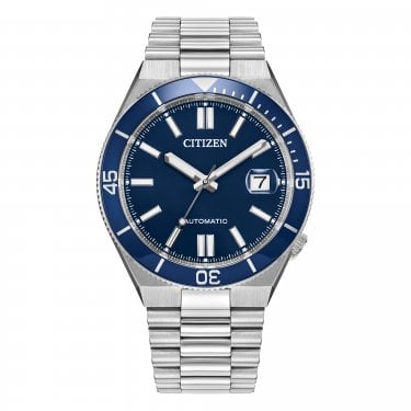 Citizen Gents Tsuyosa Shore Blue Dial Stainless Steel Automatic Watch
