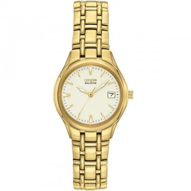 Citizen Ladies Eco Drive Gold Tone Stainless Steel Watch