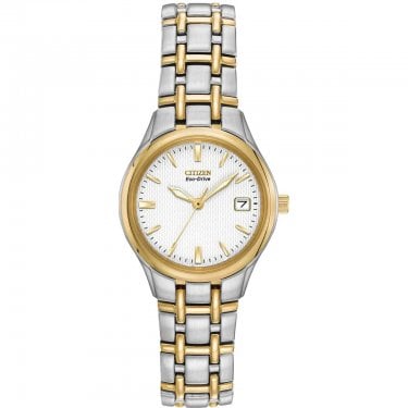 Citizen Ladies Eco Drive Two Tone Stainless Steel Watch