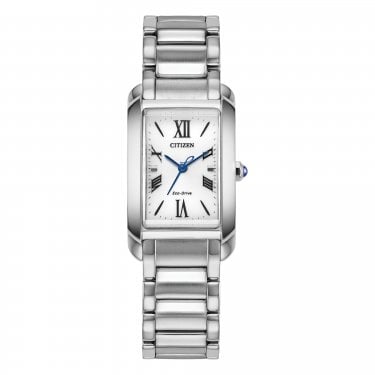 Citizen Ladies L Bianca White Dial Stainless Steel Eco Drive Watch