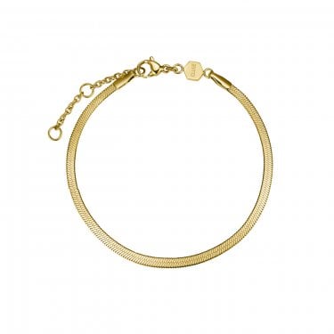 Cluse Essentielle Snake Gold Tone Bracelet 15.5 - 18.5cm