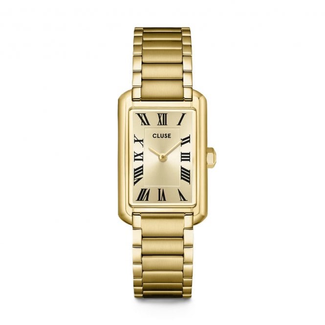 Cluse  Ladies Belisenna Gold Dial Gold Tone Stainless Steel Watch