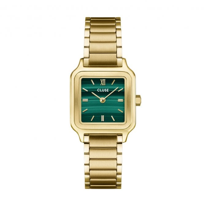 Cluse  Ladies Gracieuse Petite Green Dial Gold Tone Stainless Steel Watch