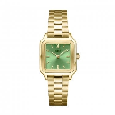 Cluse Ladies Gracieuse Petite Light Green Dial Gold Tone Stainless Steel Watch