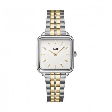Cluse Ladies La Tétragone Two Tone Stainless Steel Watch