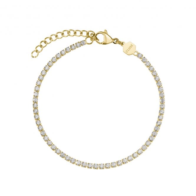 Cluse  Élevé CZ Gold Tone Tennis Bracelet 16 - 20cm