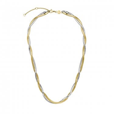 Cluse Élevé Twisted Snake Two Tone Necklace 45cm