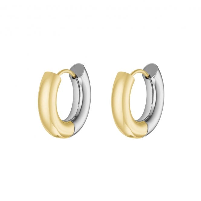 Cluse  Élevé Two Tone Hoop Earrings 22mm