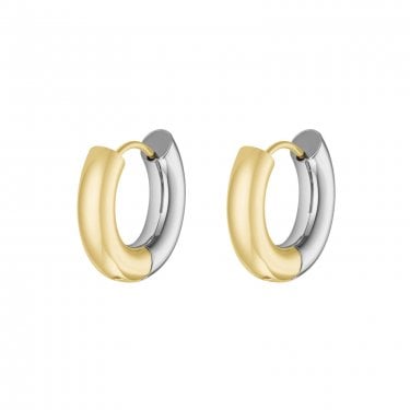 Cluse Élevé Two Tone Hoop Earrings 22mm