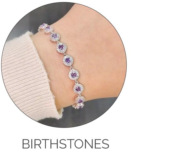 Crystal amethyst bracelet.