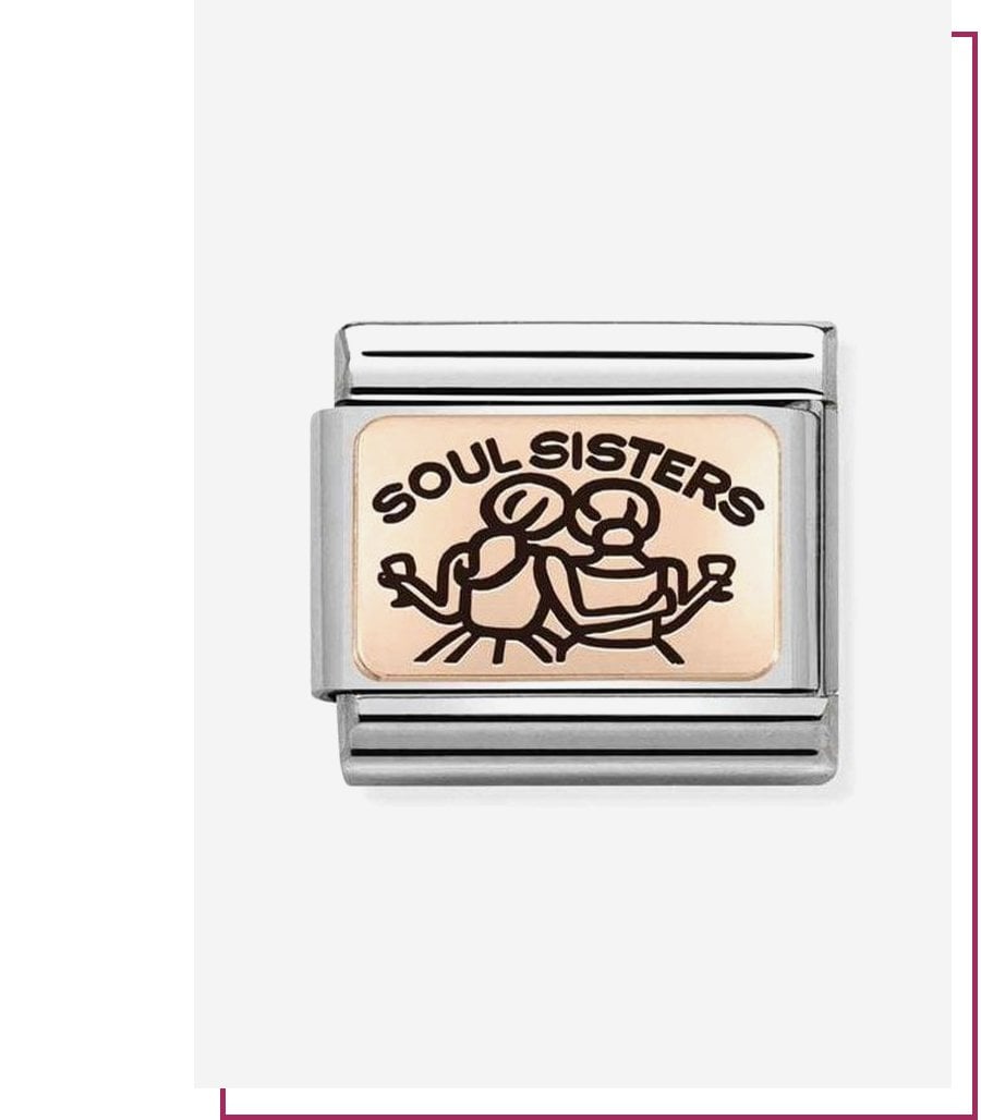 Soul sisters Nomination bracelet charm