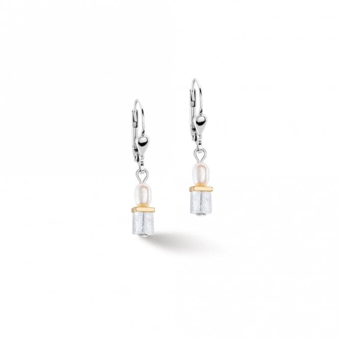 Coeur De Lion Couer De Lion Princess Fusion Pearls Bicolour Drop Earrings 0.4 x 3cm