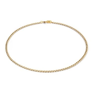 Coeur De Lion Extension Gold Tone Chain Necklace 0.4cm, 50cm