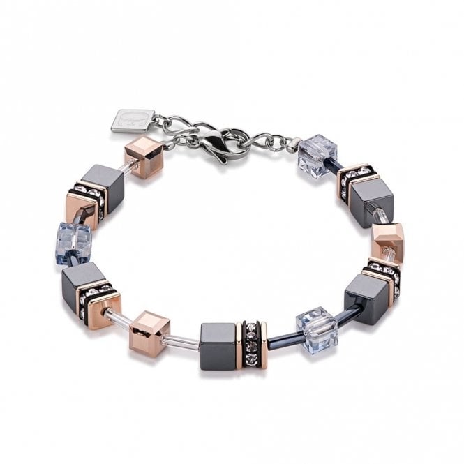 Coeur De Lion  GeoCube Ice Blue Bracelet