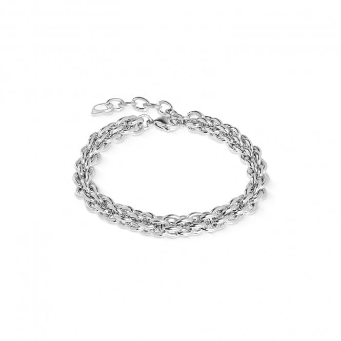 Coeur De Lion  Mesh Chain Classic Bracelet 0.6cm, 18cm + 3cm
