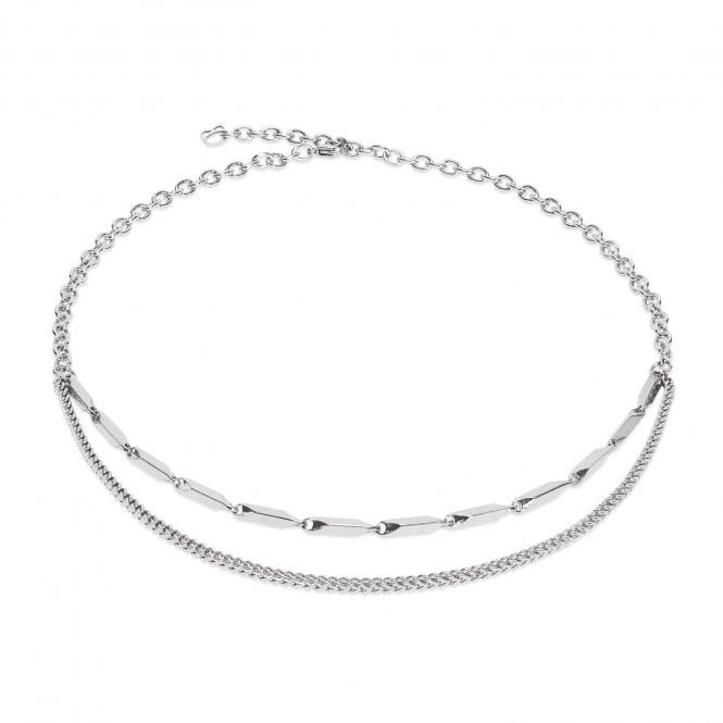 Coeur De Lion  Twisted Layers Necklace 0.3cm, 52cm