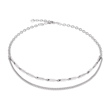 Coeur De Lion Twisted Layers Necklace 0.3cm, 52cm