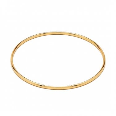 D.Louise Classic Gold Tone Bangle 6.5cm