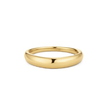 D.Louise Dome Gold Tone Ring Size L