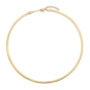 D.Louise Essentials Snake Chain Gold Tone Necklace 45cm