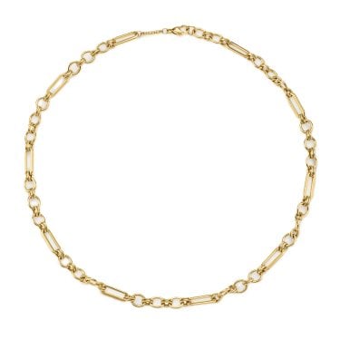 D.Louise Eternal Link Gold Tone Chain Necklace 45cm