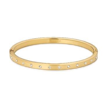 D.Louise Eternity Slim Gold Tone Bangle M/L