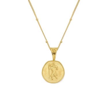 D.Louise St Christopher Stay Safe Wherever You Go Gold Tone Necklace 45cm + 4cm