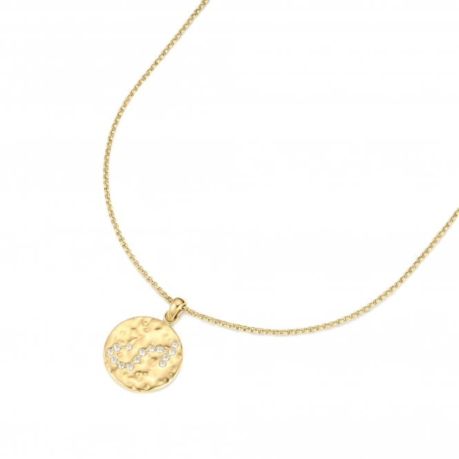 D.Louise  Zodiac Scorpio Gold Tone Necklace 45cm + 4cm