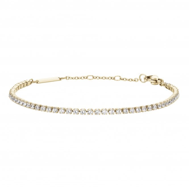 Daniel Wellington  Classic Tennis Gold Tone Bracelet 15.5-18.5cm