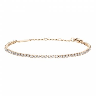Daniel Wellington Classic Tennis Rose Gold Tone Bracelet 15.5-18.5cm