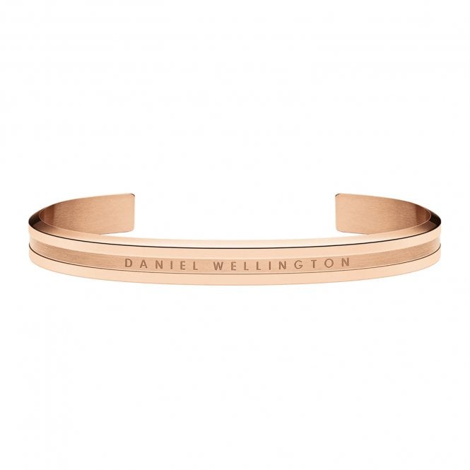 Daniel Wellington  Elan Rose Gold Tone Cuff Bracelet 0.7cm, 18.5cm