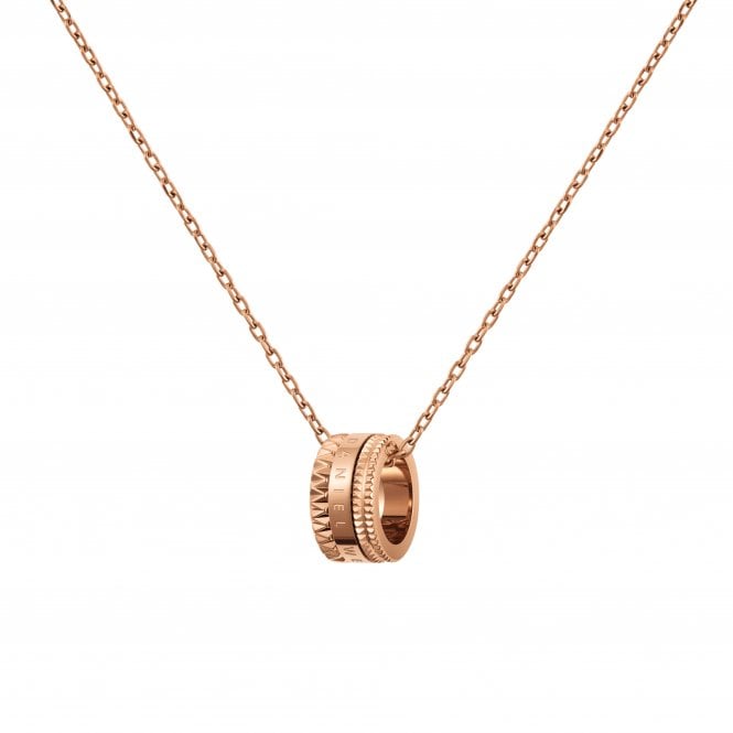 Daniel Wellington  Elevation Rose Gold Tone Necklace 45-49cm