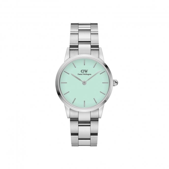 Daniel Wellington  Ladies Iconic Link Mint 32mm Stainless Steel Watch 