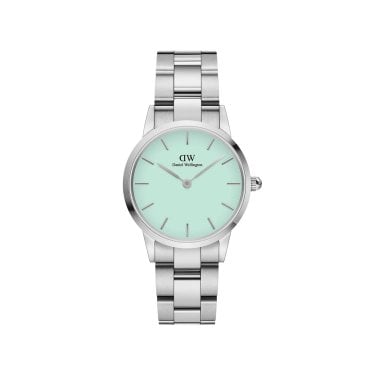 Daniel Wellington Ladies Iconic Link Mint 32mm Stainless Steel Watch 