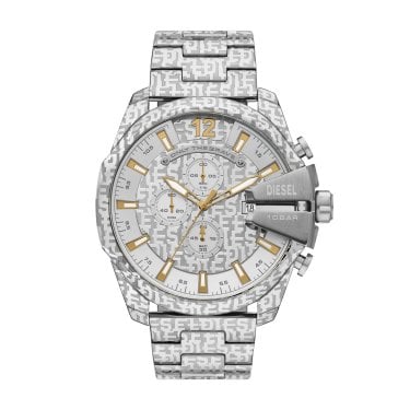 Diesel Gents Mega Chief Stainless Steel Chronograph Watch