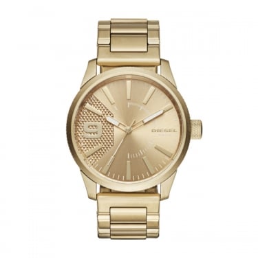Diesel Yellow Gold Rasp Watch