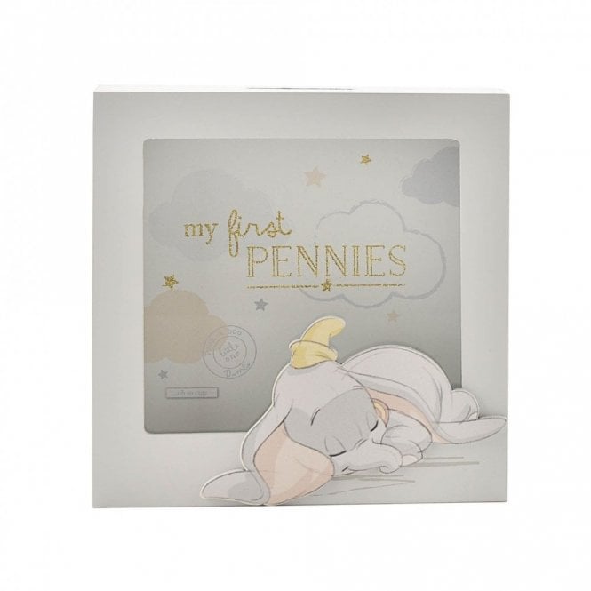Disney Gifts Disney Magical Beginnings Wooden Dumbo Money Box 150 x 150mm