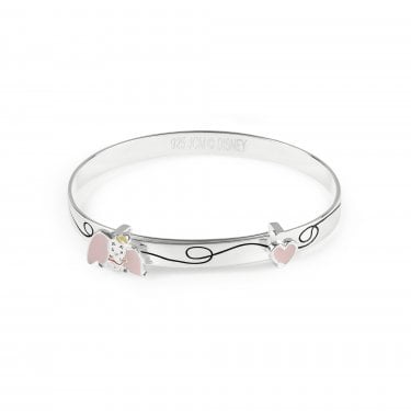 Disney Dumbo with Pink Heart Expanding Bangle 12-15.2cm