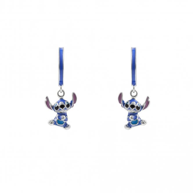 Disney Jewellery Disney Lilo & Stitch Enamel Hoop Earrings 2 x 0.8cm