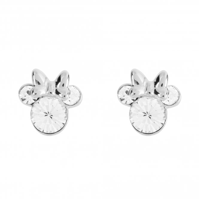 Disney Jewellery Disney Minnie Mouse CZ April Birthstone Stud Earrings 0.7 x 0.8cm