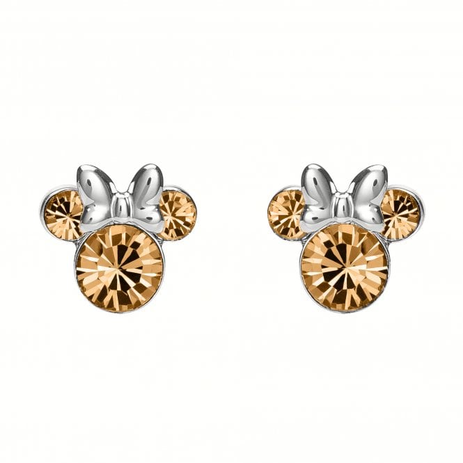 Disney Jewellery Disney Minnie Mouse CZ June Birthstone Stud Earrings 0.7 x 0.8cm