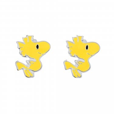 Disney Peanuts Woodstock Enamel Stud Earrings 0.9 x 1cm