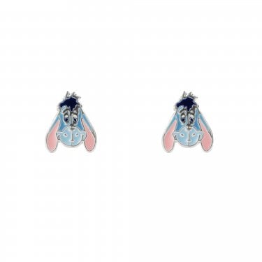 Disney Winnie The Pooh Eeyore Enamel Stud Earrings 0.9 x 0.8cm