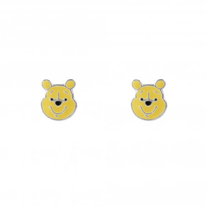 Disney Jewellery Disney Winnie The Pooh Enamel Stud Earrings 0.9 x 0.8cm