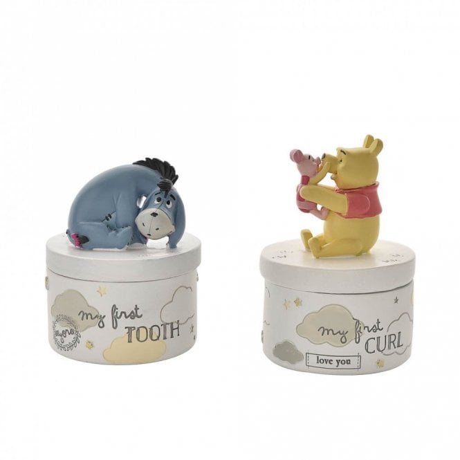 Disney Gifts Disney Magical Beginnings Winnie & Piglet 3D Tooth & Curl Pots 105 x 73 x 73mm