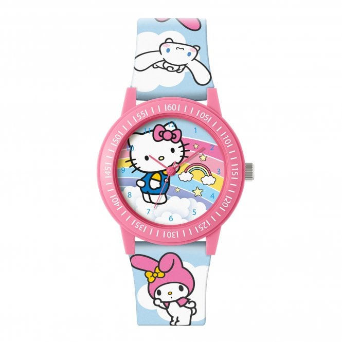 Disney Watches Hello Kitty and Friends Characters Silicone Strap Watch