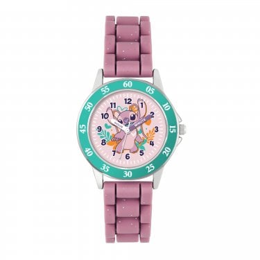 Lilo & Stitch Angel Pink Silicone Strap Watch