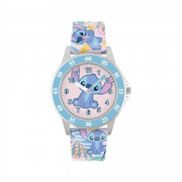 Lilo & Stitch Time Teacher Multicoloured Silicone Strap Watch