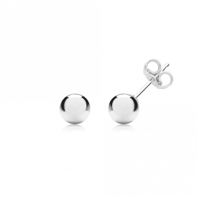 Faith 9ct Gold 9ct White Gold Stud Earrings 0.3g, 0.5cm