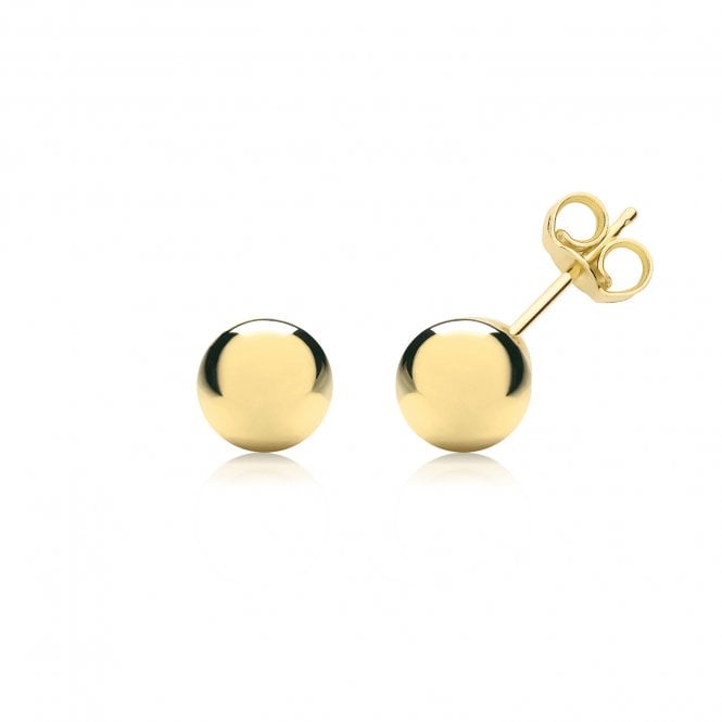 Faith 9ct Gold 9ct Yellow Gold Ball Stud Earrings 0.6cm, 0.35g
